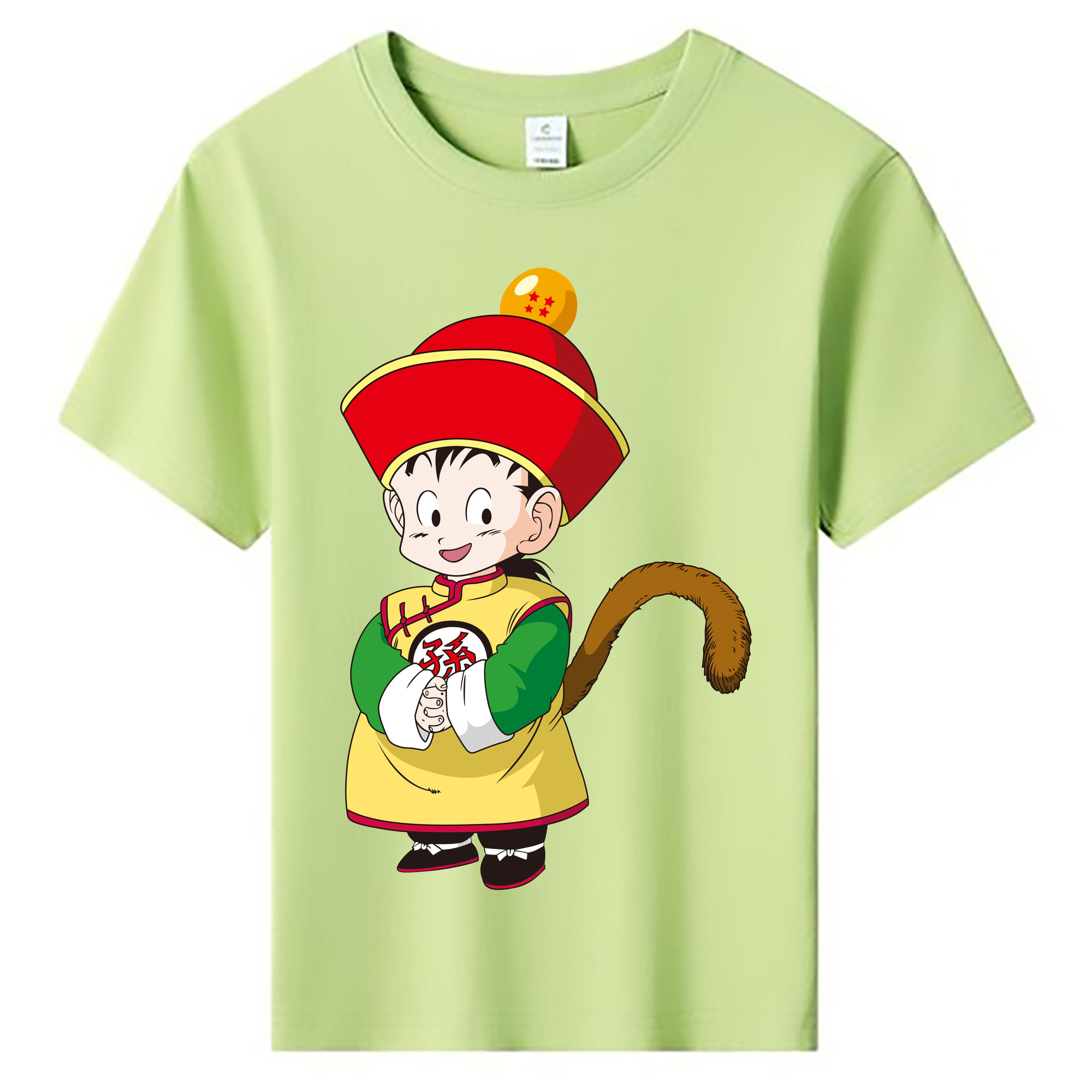 （画像用） ドラゴンボール 孫悟空（そん ごくう）Son Goku カカロット DRAGON BALL Kakarotto 綿100％キッズTシャツ（フロントプリント）